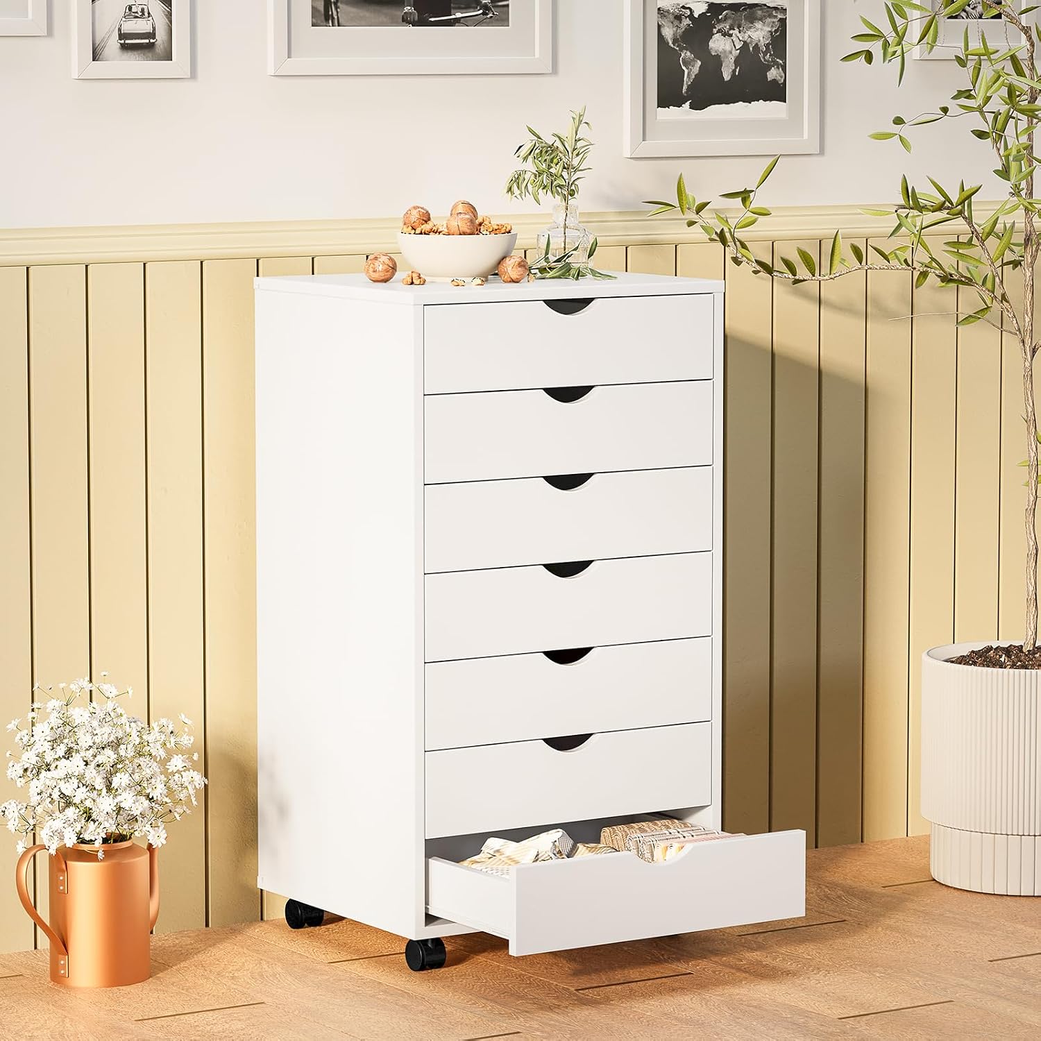 7 Drawer Rolling Storage Cabin - Desk Drawer Small ulasan dan harga