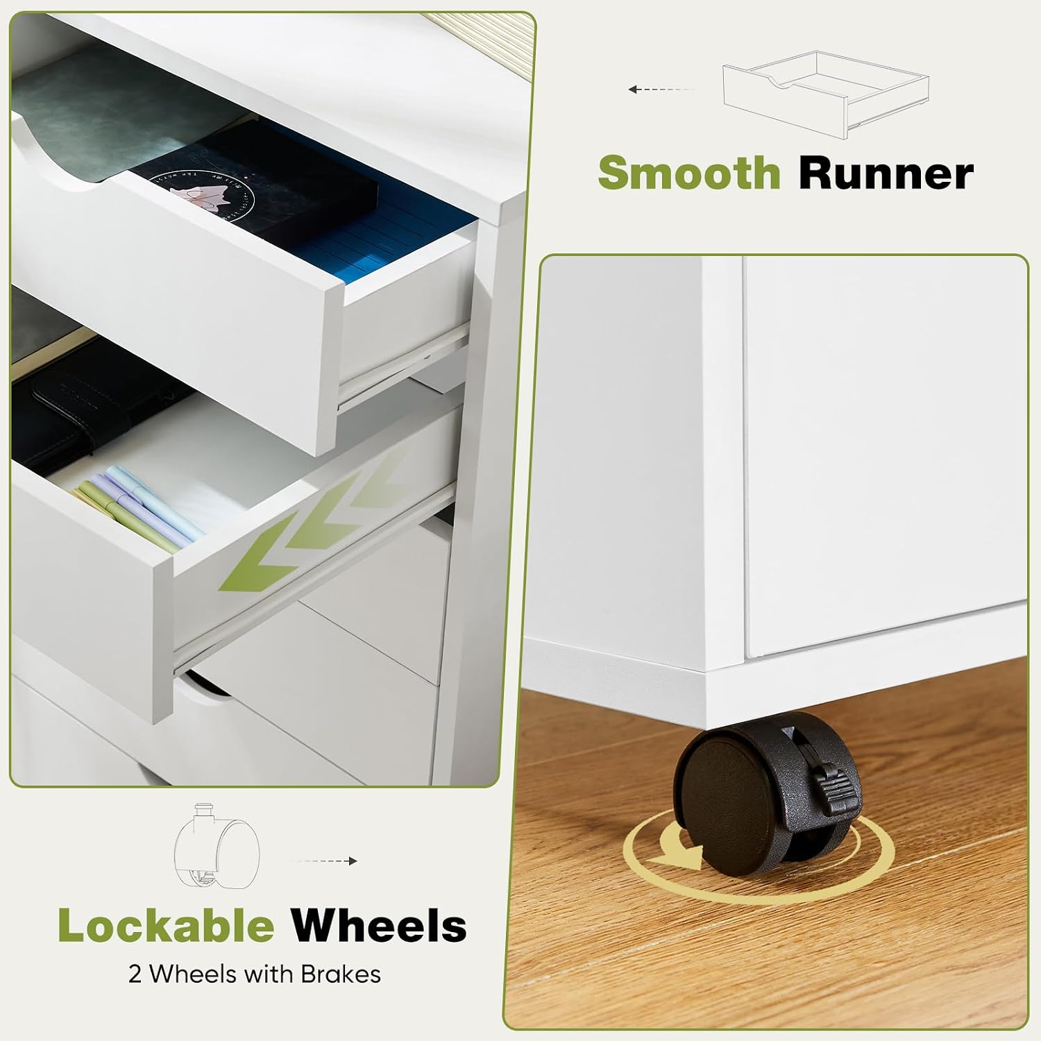 7 Drawer Rolling Storage Cabin - Desk Drawer Small ulasan dan harga