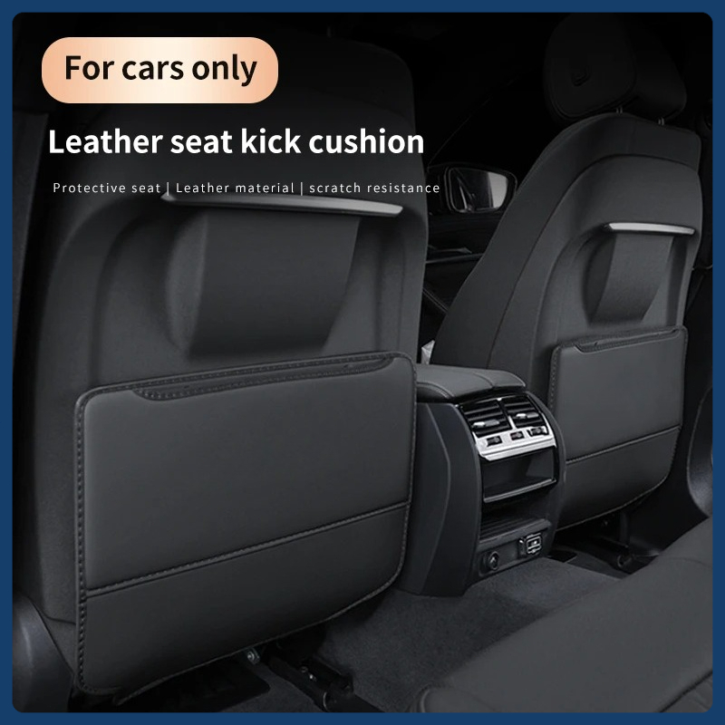 Car Anti-kick Pad Interior Pu  - Mesh Back Cushion ulasan dan harga