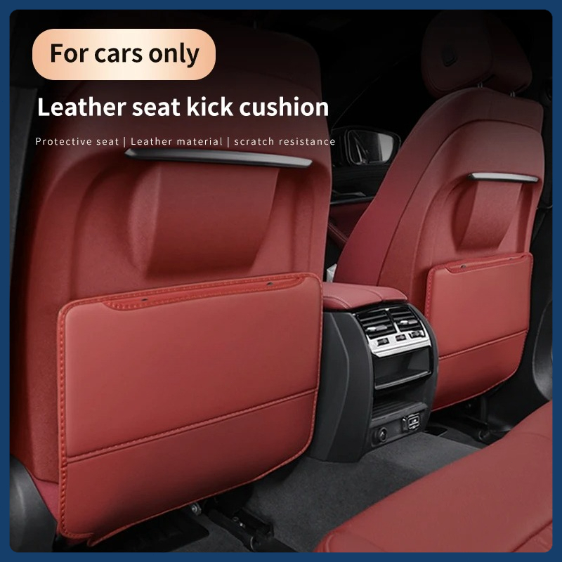 Car Anti-kick Pad Interior Pu  - Mesh Back Cushion ulasan dan harga
