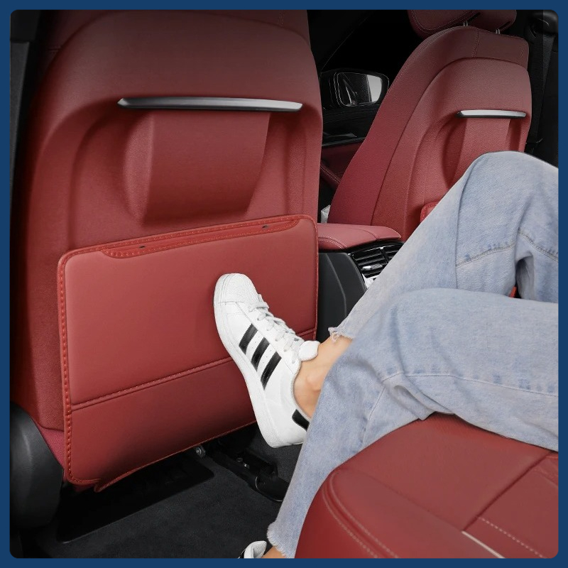 Car Anti-kick Pad Interior Pu  - Mesh Back Cushion ulasan dan harga