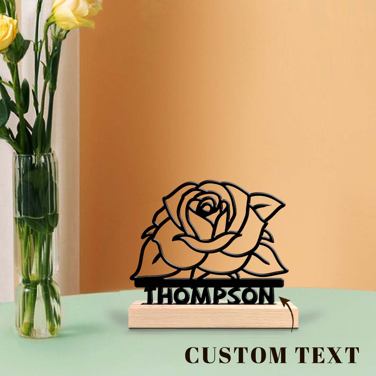 1pc Personalized Metal Artwork - Home Office Or ulasan dan harga