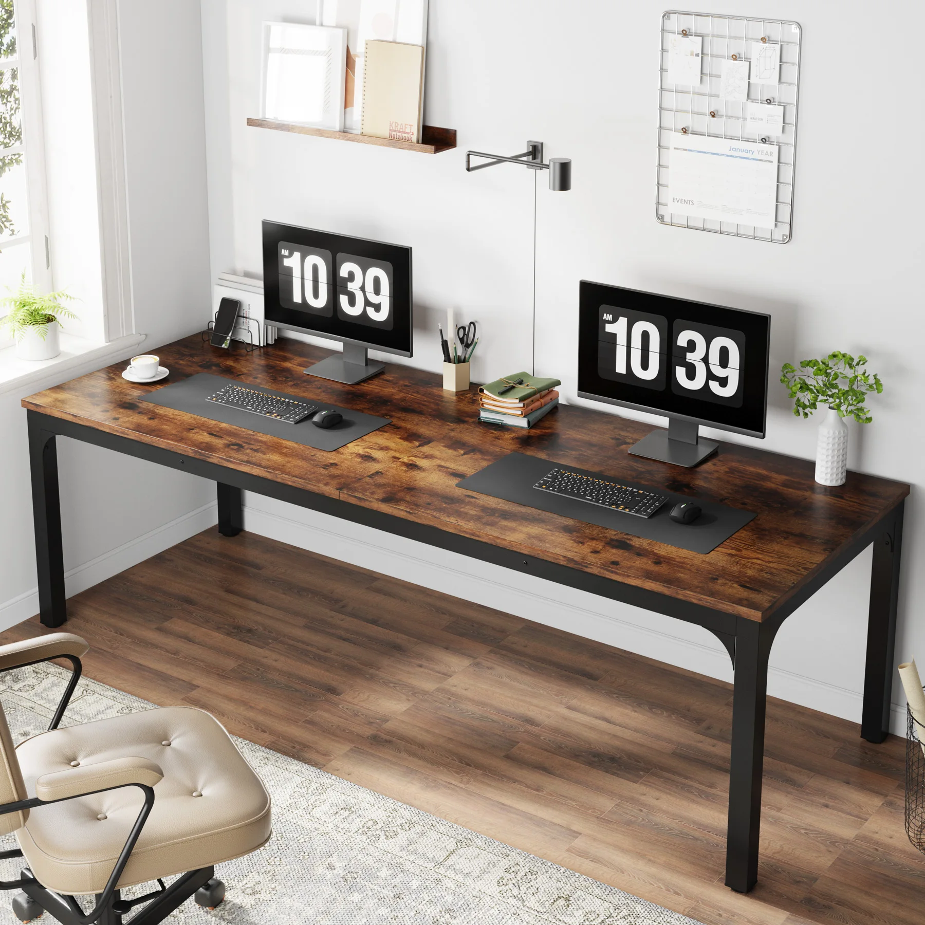 Tribesigns 78.7 Inches Extra L - Home Office Ikea ulasan dan harga