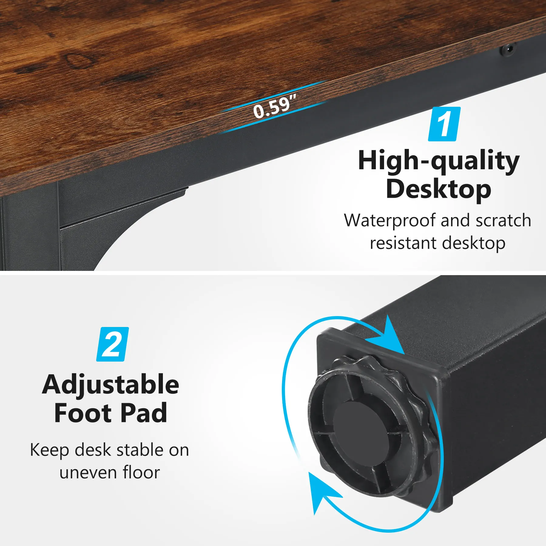 Tribesigns 78.7 Inches Extra L - Home Office Ikea ulasan dan harga
