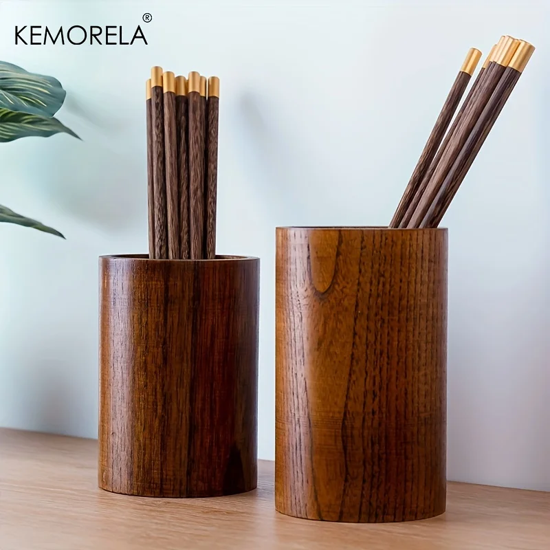 1PCS Wooden Chopsticks Holder  - Desk Drawer Small ulasan dan harga