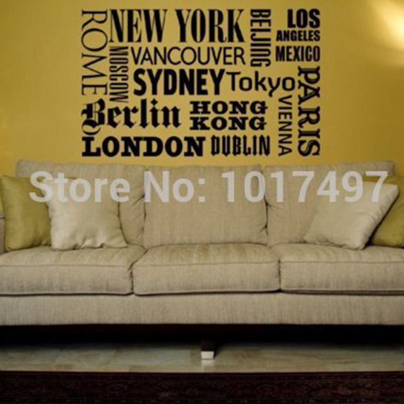New York London Paris Quote wa - Home Office London ulasan dan harga