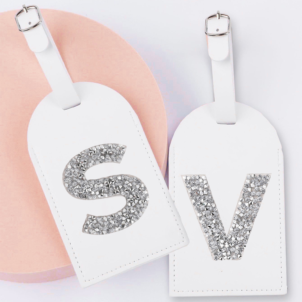 A-Z Rhinestone Monogram Leathe - Letter Tray Desk ulasan dan harga
