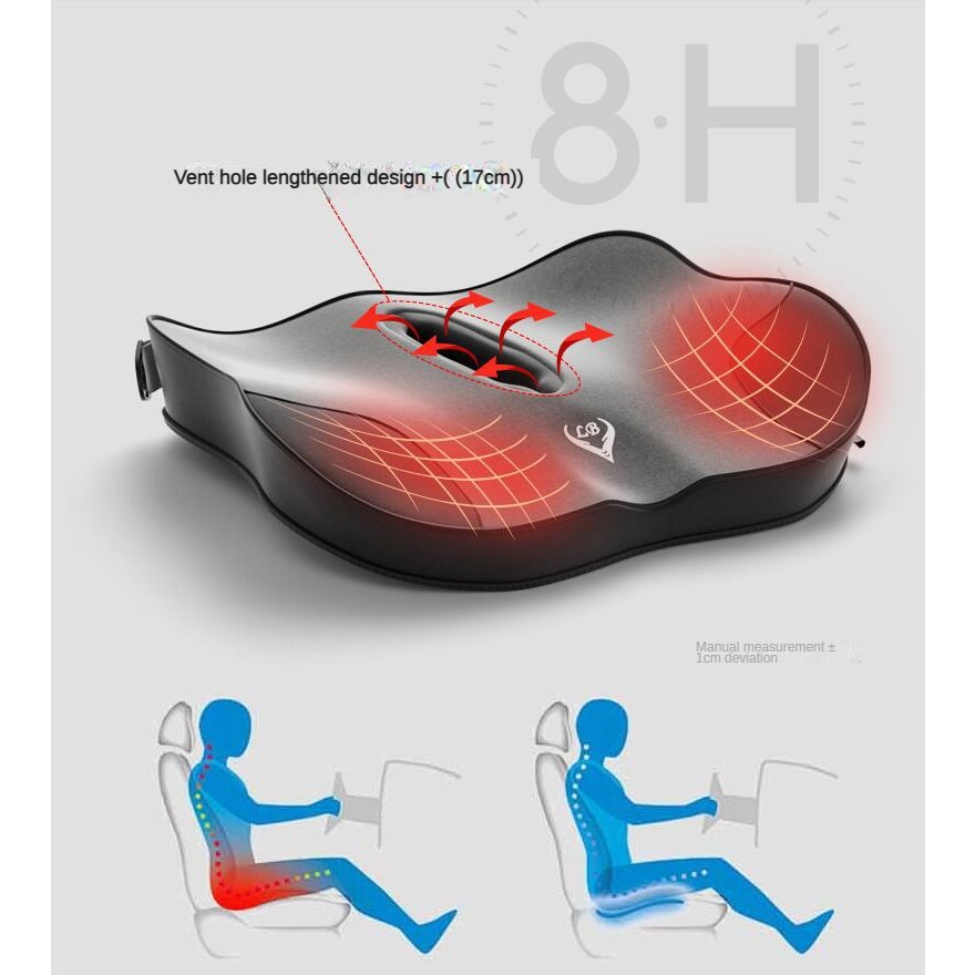 Memory Foam Office Chair Cushi - Mesh Back Cushion ulasan dan harga