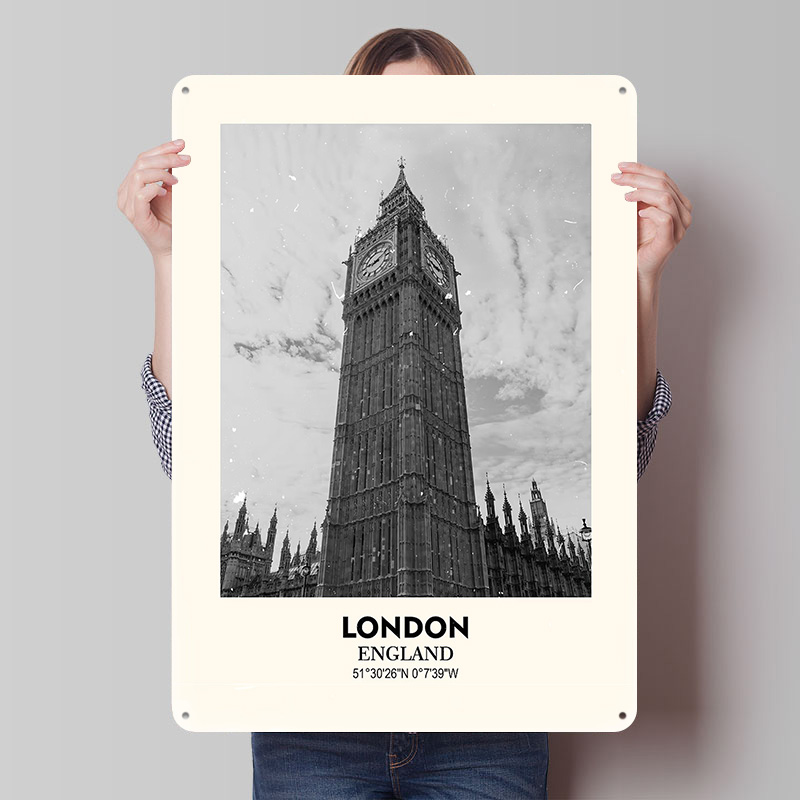 London Big Ben Printed Poster  - Home Office London ulasan dan harga