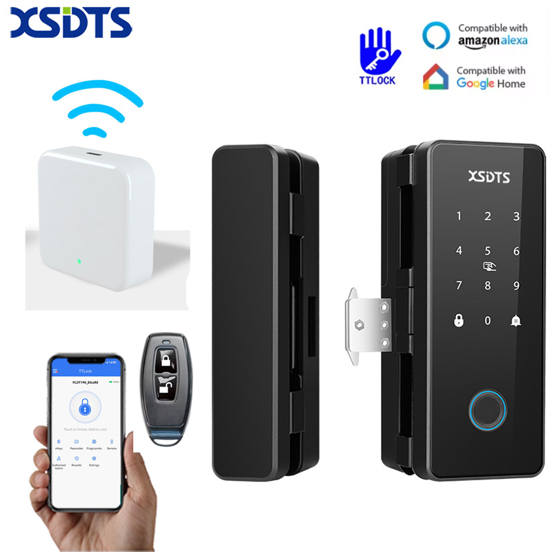 TT-Lock Smart Glass Door Lock  - Home Office Immigration ulasan dan harga