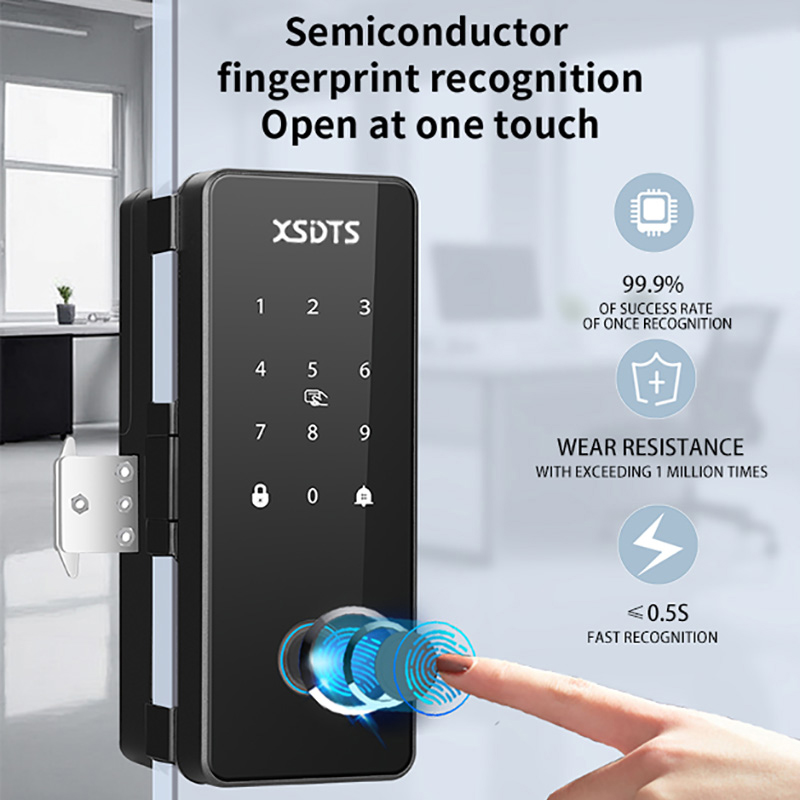 TT-Lock Smart Glass Door Lock  - Home Office Immigration ulasan dan harga