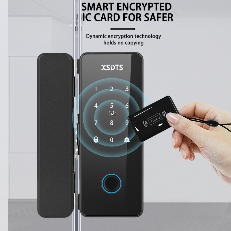 TT-Lock Smart Glass Door Lock  - Home Office Immigration ulasan dan harga