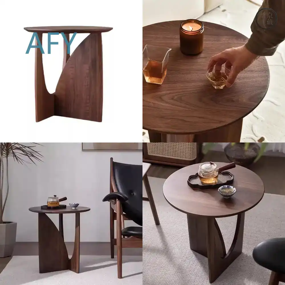 Solid Wood Edge Table Coffee T - Home Office Ikea ulasan dan harga