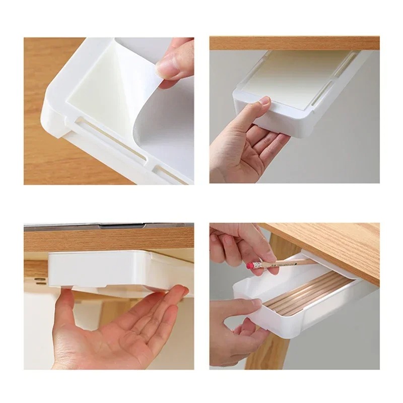 Self Adhesive Storage Drawer B - Desk Drawer Small ulasan dan harga