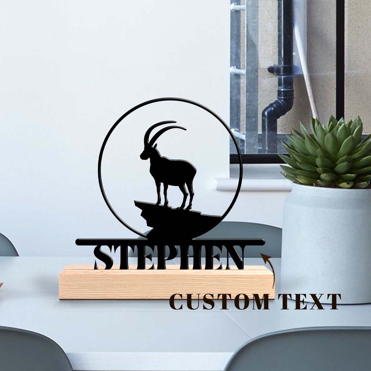1pc Personalized Iron Desktop  - Home Office Or ulasan dan harga
