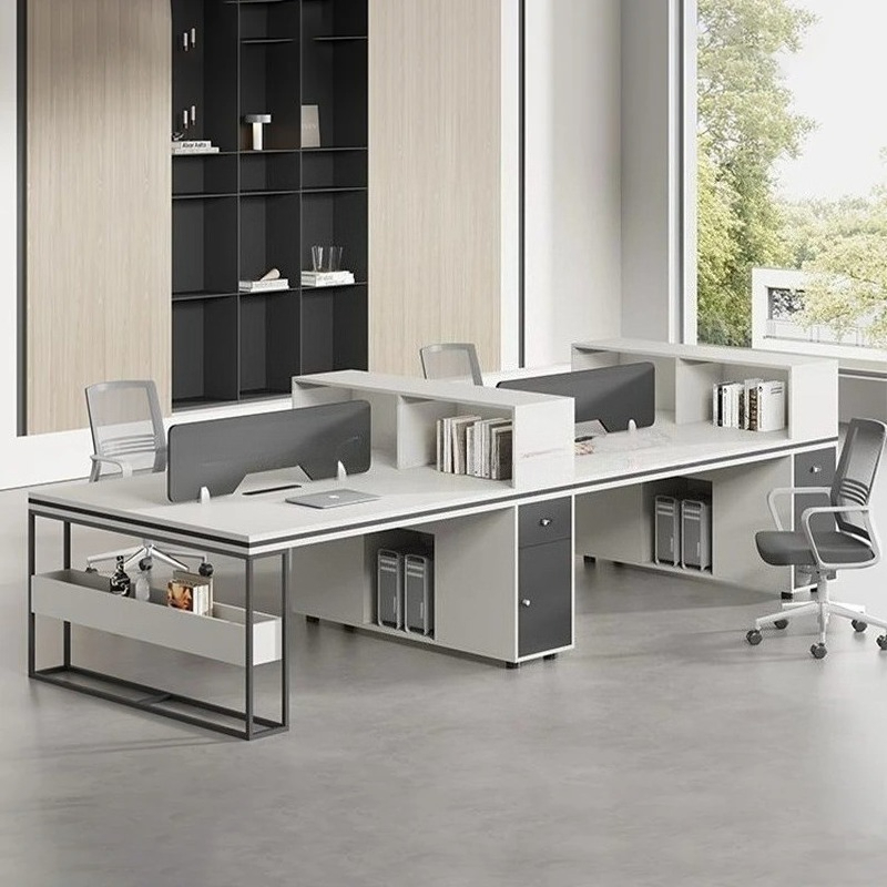 Office Staff Work Desk And Cha - Home Office Furniture Sets ulasan dan harga