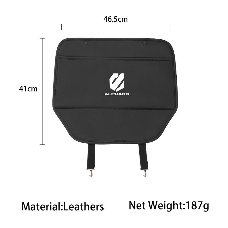 Car Seat Anti-Kick Pad Leather - Mesh Back Cushion ulasan dan harga