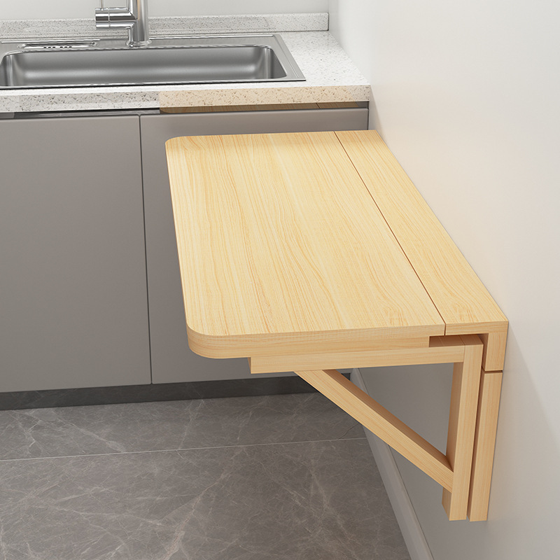 Solid Wood Folding Wall Desk S - Home Office Ikea ulasan dan harga