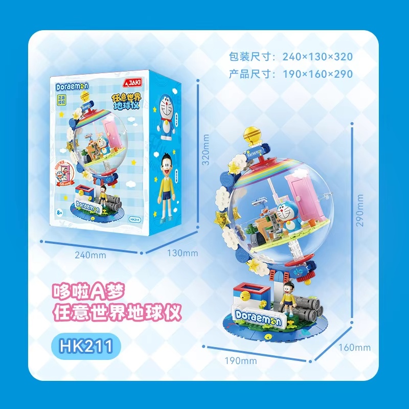 JAKI Doraemon Licensed Globe B - Home Office Kit ulasan dan harga