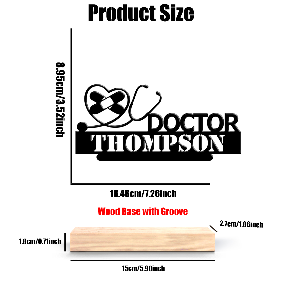 1pc Personalized Desktop Metal - Home Office Equipment ulasan dan harga